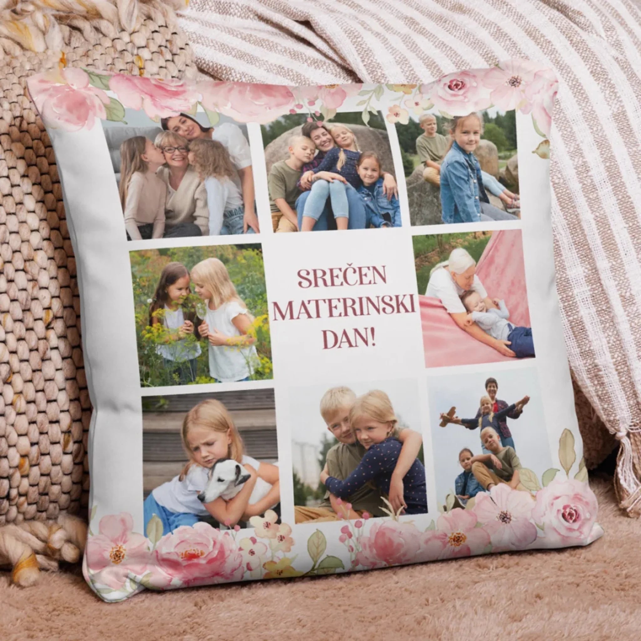 Blazina za Materinski dan po meri z vašo fotografijo - Srečen Materinski dan!3