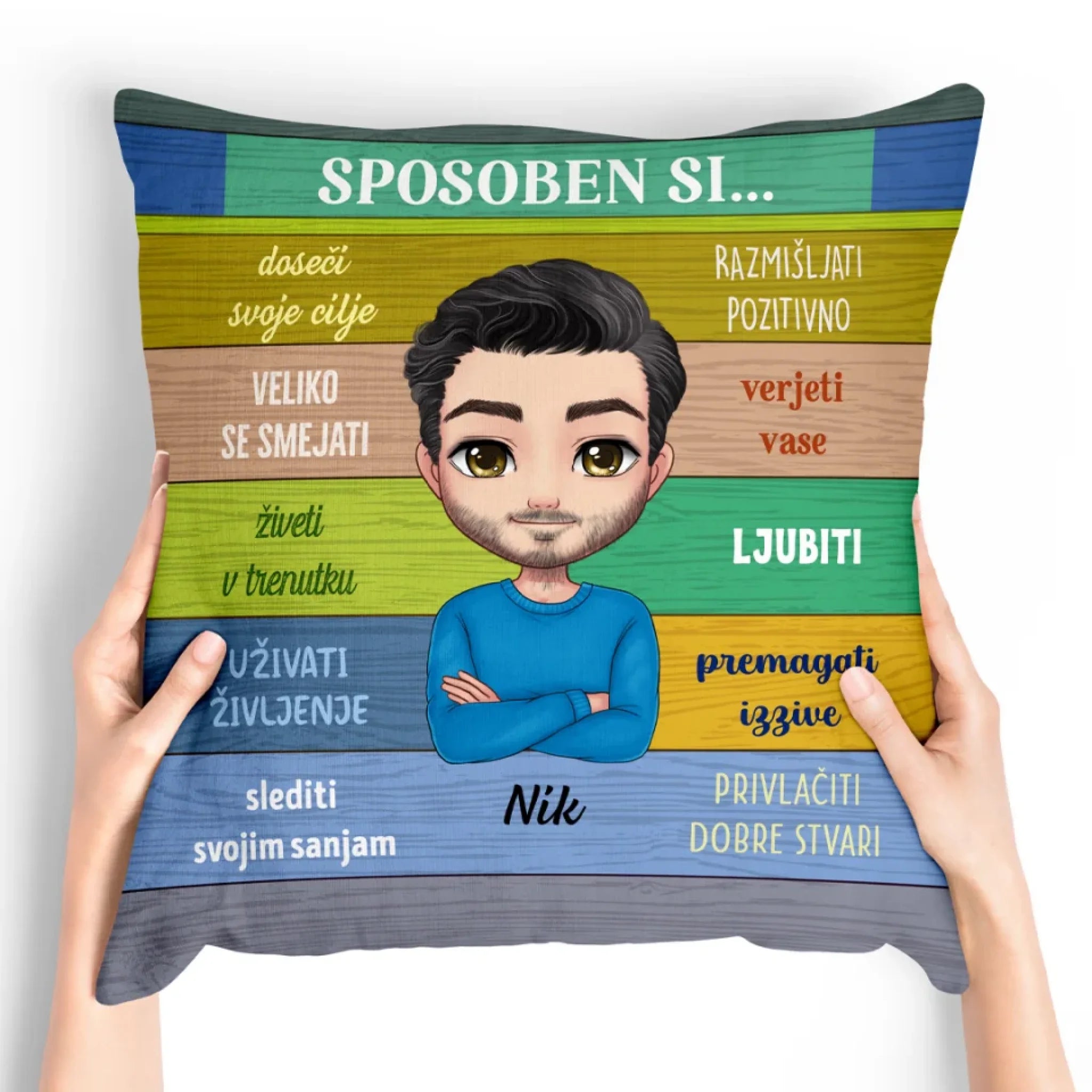 Unikatna motivacijska blazina - pozitivne misli3